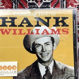 Hank Williams Cheating Hearts CD - Yellow Cover